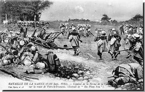 Битва при Марне. Фото 1914 г.
