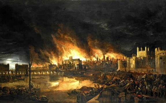Великий пожар Лондона, 1666 