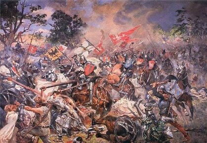 Битва при Грюнвальде. (15июля 1410 г.) Худ. Я.Матейко. 1878 год